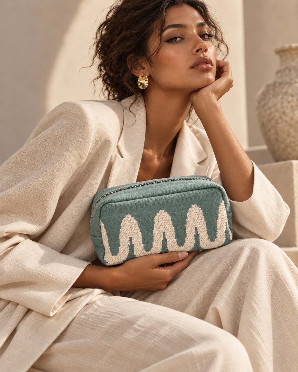 The Wave Makeup Bag